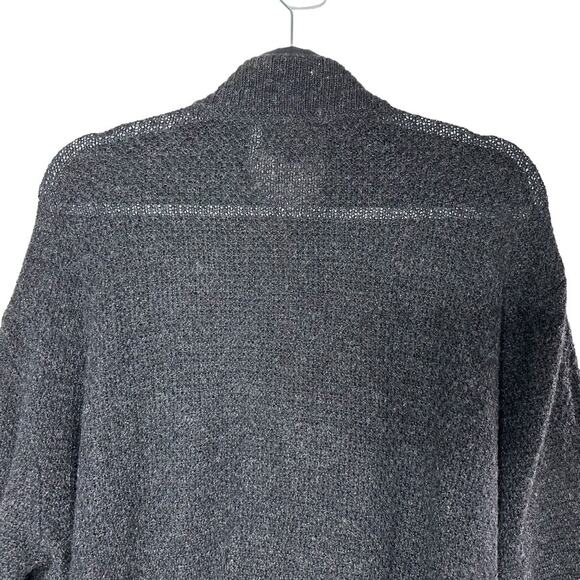 Pendleton Men's Black Full Zip 100% Shetland Wool Loose Knit Cardigan Size Large - Picture 7 of 12